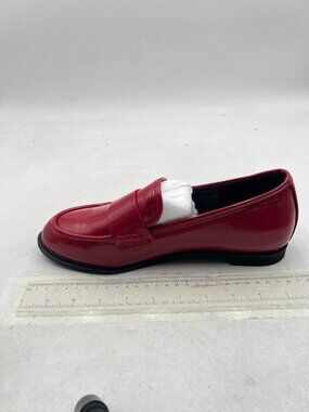 YDN Red Patent Leather Penny Loafers